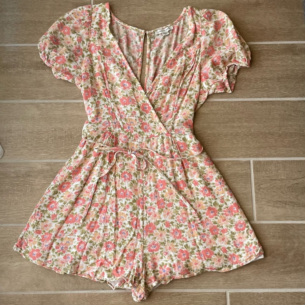 Gorgeous Deep V American Eagle Romper